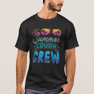 Summer Cousin Crew Beach Cruise Sonnenbrille Famil T-Shirt
