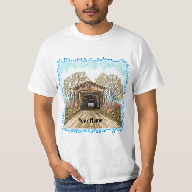 Summer Covered Bridge T - Shirt (Vorderseite)