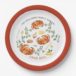 Summer Crab Boil | Niedrig-Land-Kochen Pappteller