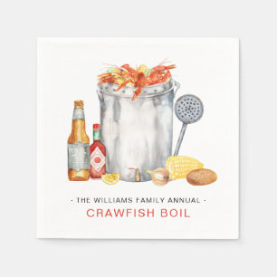 Summer Crawfish Boil   Niedrig-Land-Kochen Serviette