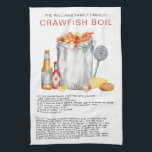 Summer Crawfish Boil | Recipe Heirloom Teetuch Geschirrtuch<br><div class="desc">Clambake, Hummerkuchen, Hummerkochen, Langusten, Crawfish Bake, Crawfish Boil, Low Country Boil, Fish Fry und Oyster Alle gemeinen Meeresfrüchte Jumminess. Für ein einzigartiges Geschenk, machen Sie einen Stapel Güte direkt von einem der wertvollen Rezepte der Großmutter, und Geschenk zusammen mit einem Erbgetränk Teetuch mit demselben Rezept gedruckt. Handgeschriebene Rezepte Ihrer Mutter...</div>