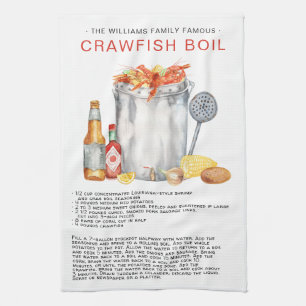 Summer Crawfish Boil   Recipe Heirloom Teetuch Geschirrtuch