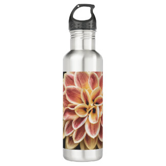 Summer Dahlia Schöne Blume (Blumenkunst) Edelstahlflasche