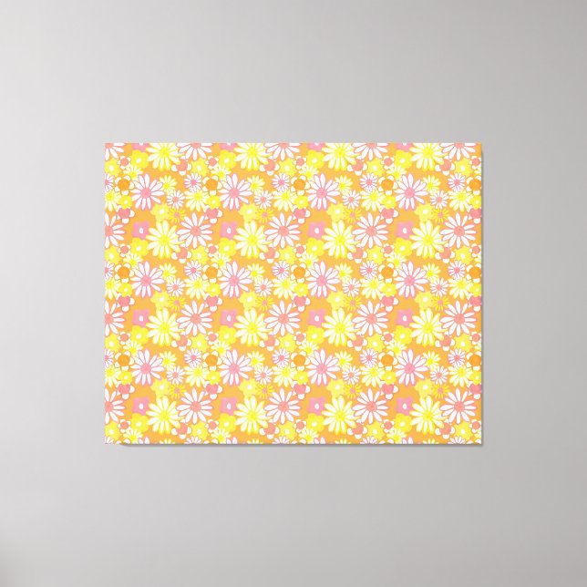 Summer Daisies Canvas Print Leinwanddruck (Vorderseite)