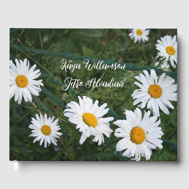 Summer Daisies Gästebuch (Vorderseite)