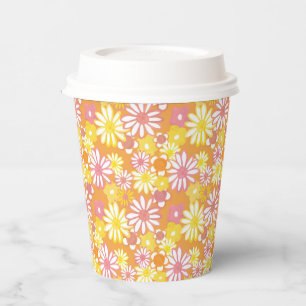 Summer Daisies Paper Cups Pappbecher
