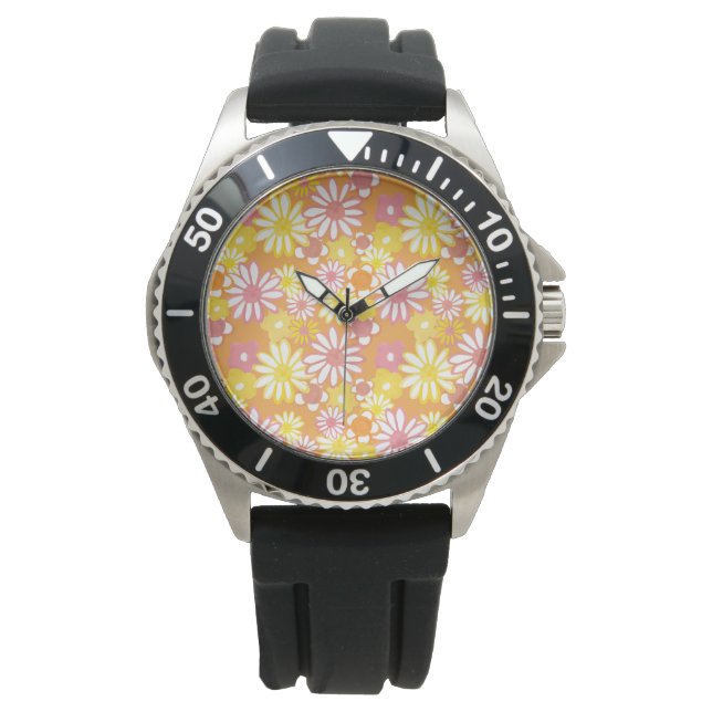 Summer Daisies Watch Armbanduhr (Vorderseite)