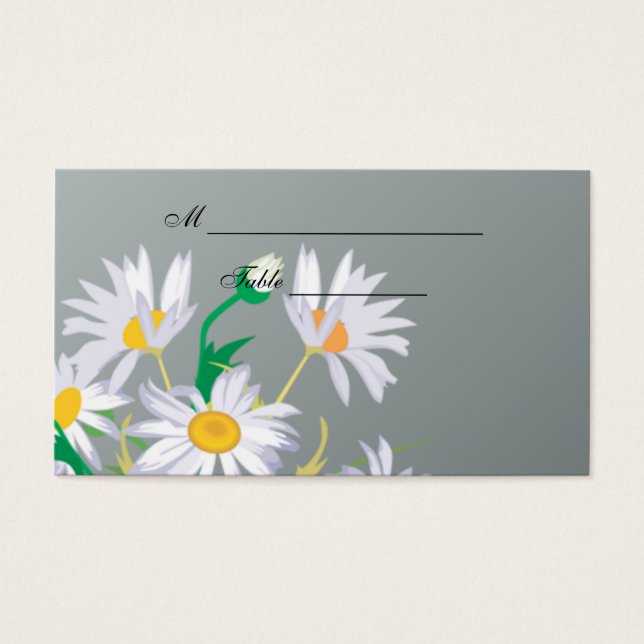 Summer Daisis Platzkarten Business Card (Vorderseite)