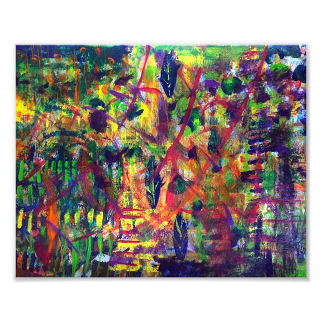 "Summer Dance" Acrylkunstdruck Fotodruck (Vorne)