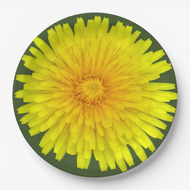 Summer Dandelion Paper Teller (Vorderseite)