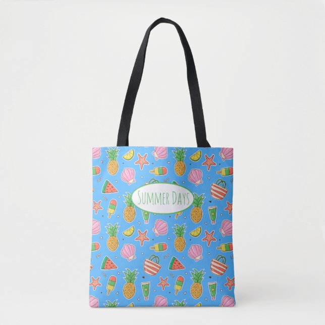 Summer Days Beach Tasche (Vorderseite)