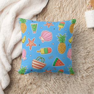 Summer Days Beach Throw Kissen