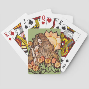 Summer Earth Goddess Spielkarten