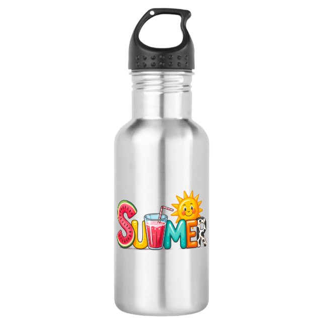 Summer  edelstahlflasche (Vorderseite)