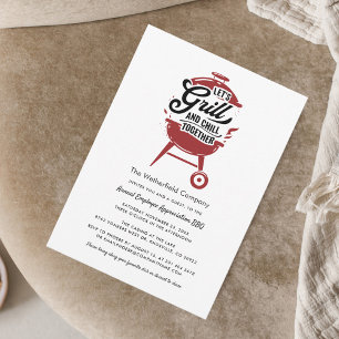 Summer Employee Appreciation GRILLEN Grill and Chi Einladung