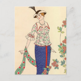 Summer Ensemble George Barbier Postkarte