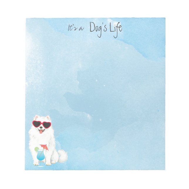 Summer Eskie Notizblock (Vorderseite)