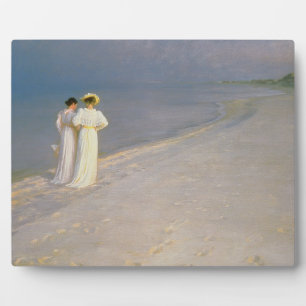 Summer Evening on the Skagen Southern Beach Fotoplatte