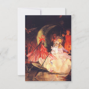 Summer Fairies RSVP Karte