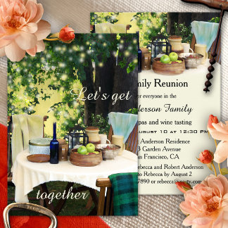 Summer Family Country Wiedersehen Party Einladung