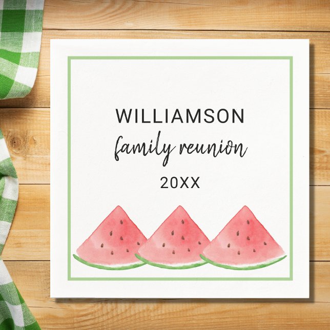 Summer Family Wiedersehen Watermelon Serviette (Von Creator hochgeladen)