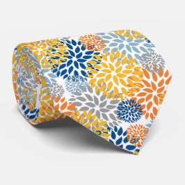 Summer Floral Abstrakt Bright Colors Muster Krawatte
