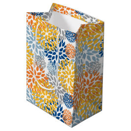 Summer Floral Abstrakt Bright Colors Muster Mittlere Geschenktüte