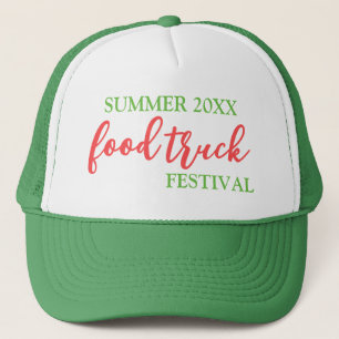 Summer Food Truck Festival Mercedes oder Mitarbeit Truckerkappe