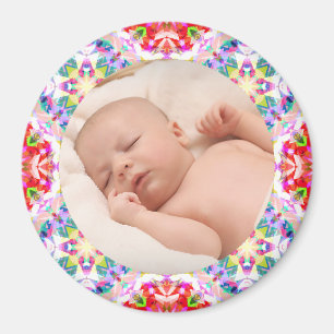 Summer Frame Baby Girl Grandeltern Geschenkidee Fo Magnet