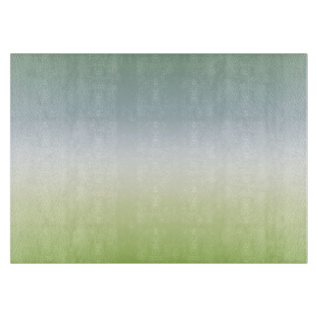 Summer Fresh Gradient Cool Blue Green Ombre Schneidebrett (Vorderseite)