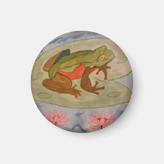 Summer Frosch Pond Magnet (Vorne)