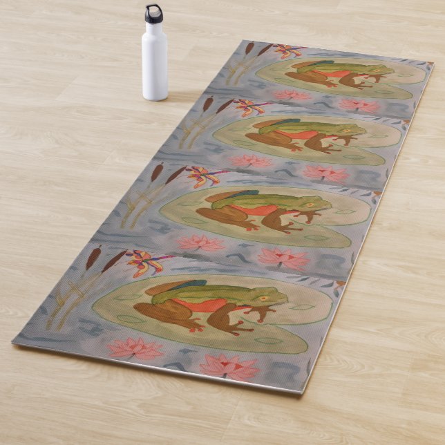 Summer Froschteich Yoga Mat Yogamatte (Beispiel)