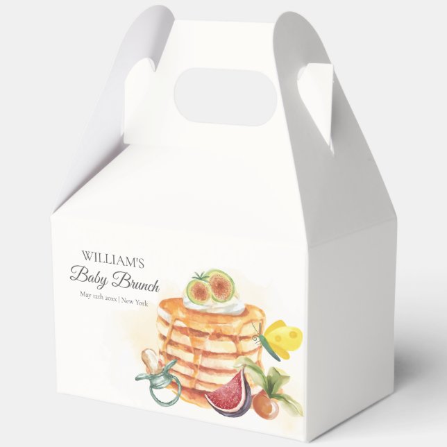 Summer Fruchtpancake Schnuller Brunch Babydusche Geschenkschachtel (Vorderseite)