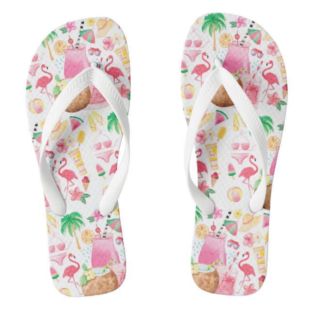 Summer Fun Beach Lover Flip Flops (Fußbett)
