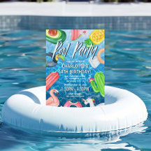 Summer Fun Pool Party Geburtstag