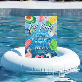 Summer Fun Pool Party Geburtstag Einladung