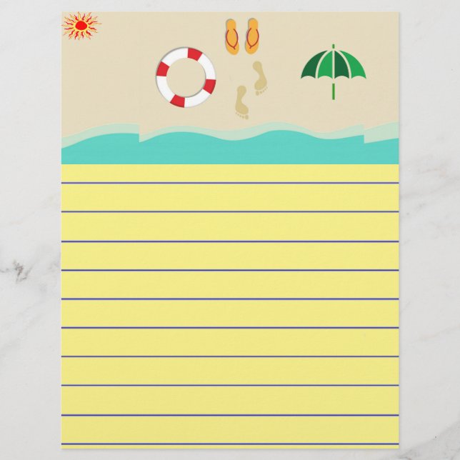 Summer Fun Stationery (Vorderseite)