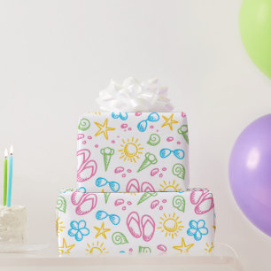 Summer Fun Wrapping Paper Geschenkpapier