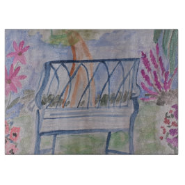 Summer Garden Bench Schneidebrett
