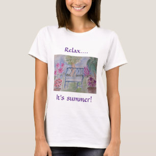 Summer Garden Bench T-Shirt