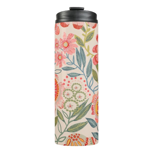 Summer Garden Bold Blooms  Thermosbecher (Vorderseite)