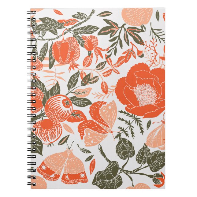 Summer Garden Deko Tile Notizblock (Vorderseite)