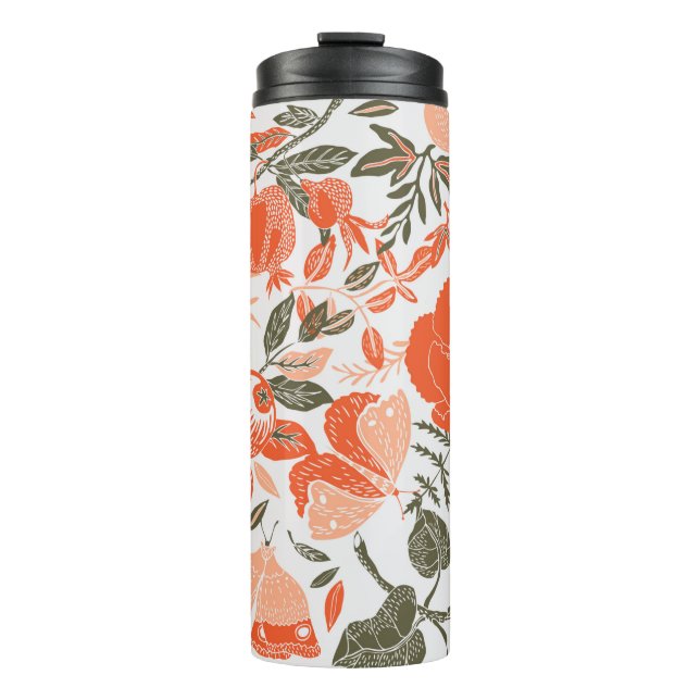 Summer Garden Deko Tile Thermosbecher (Vorderseite)