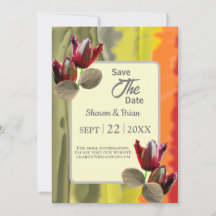 Summer Garden Floral Tulip Rett-The-Date