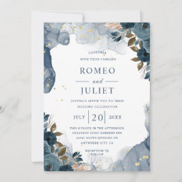 Summer Garden Floral Wedding Einladung
