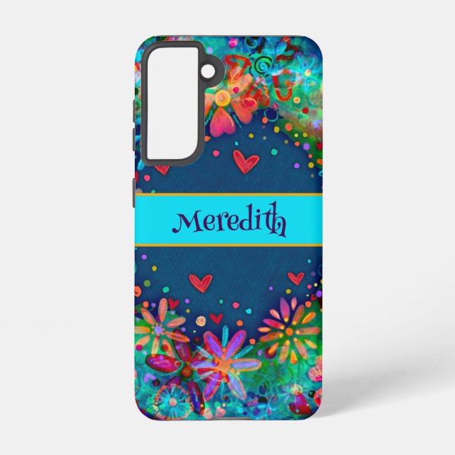 "Summer Garden" Inspirivity Samsung Case Galaxy Hülle (Rückseite)