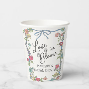 Summer Garden Party Bright Floral Brautparty Pappbecher