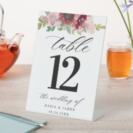 Summer Garden Tischnummer Sockelschild