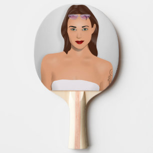 SUMMER GIRL TISCHTENNIS SCHLÄGER
