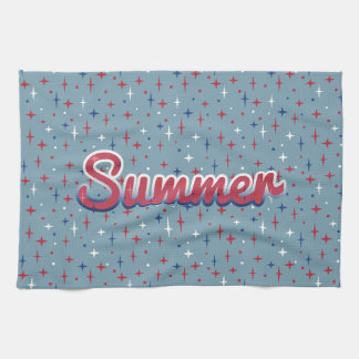 Summer Glitzern Geschirrtuch